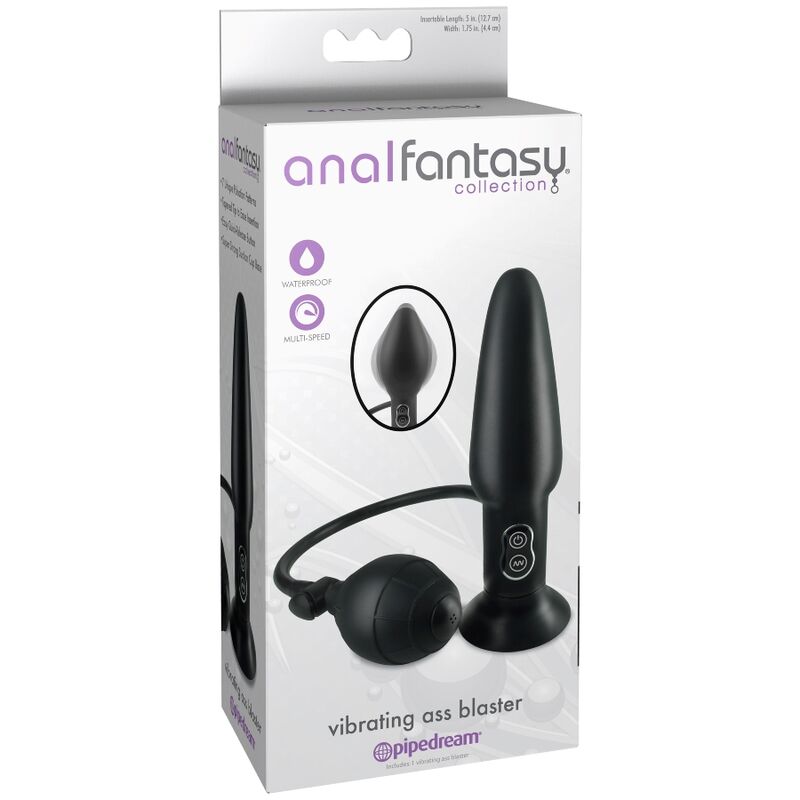 ANAL FANTASY - WIBRATOR NADMUCHIWANY Z ZATYCZKĄ