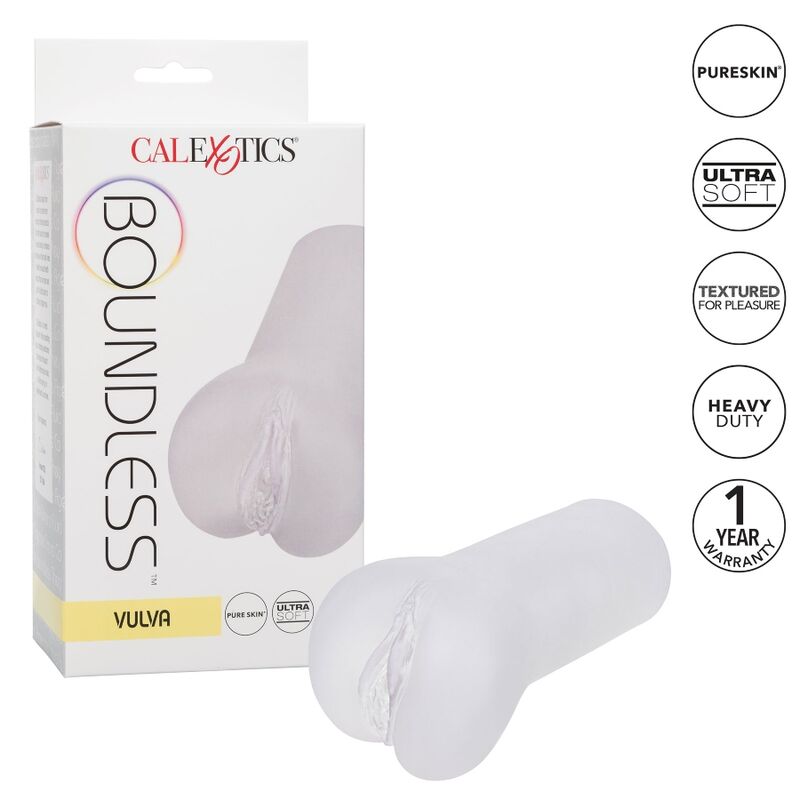 CALEXOTICS - BOUNDLESS VULVA STROKER PRZEŹROCZYSTY