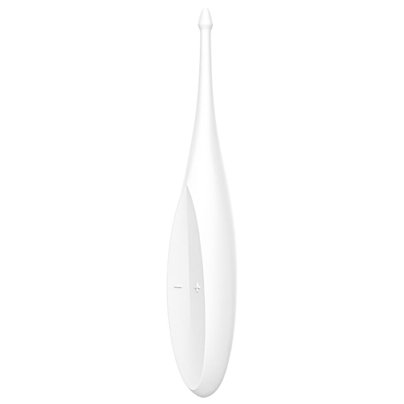 SATISFYER - WIBRATOR Z KOŃCÓWKĄ DO OBROTU, BIAŁY