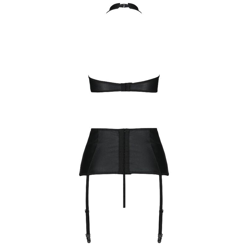 PASSION - KOMPLET NANCY ZE SKÓRY EKOLOGICZNEJ S/M