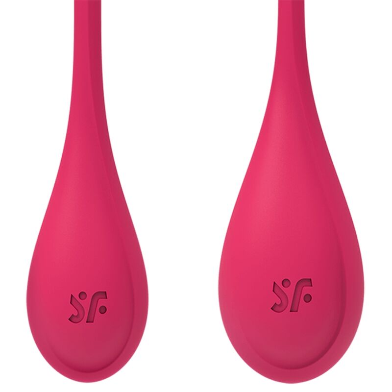 SATISFYER - YONI POWER 1 ZESTAW TRENINGOWY CZERWONY