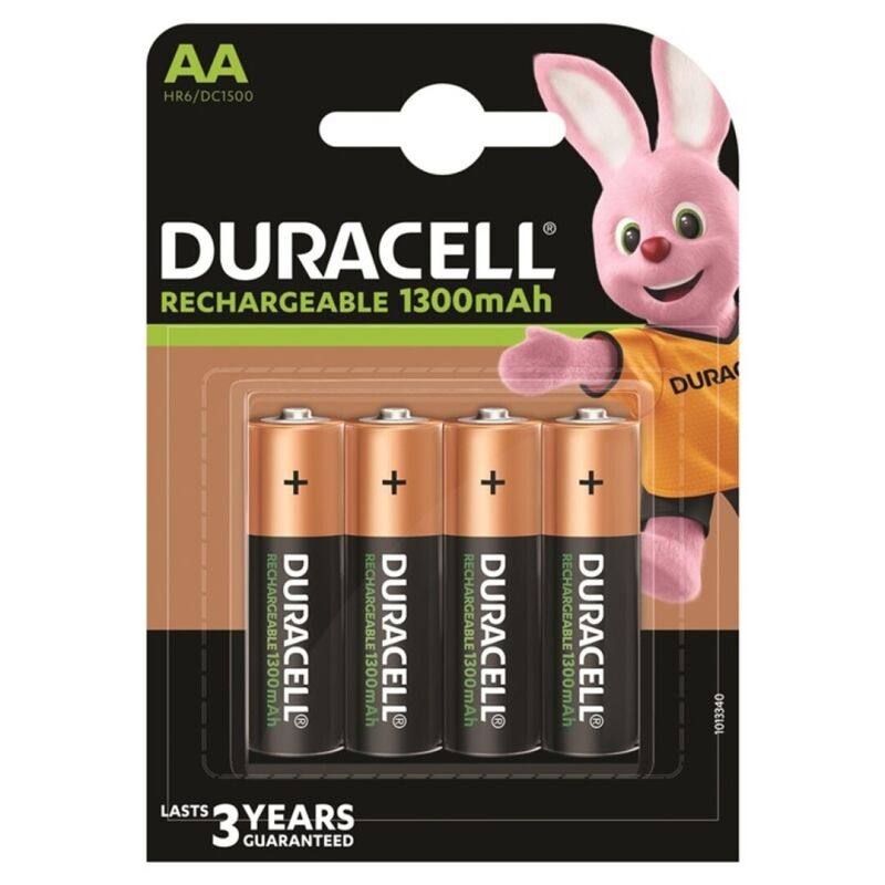 DURACELL - BATERIA ŁADOWALNA HR6 AA 1300mAh 4 SZTUKI
