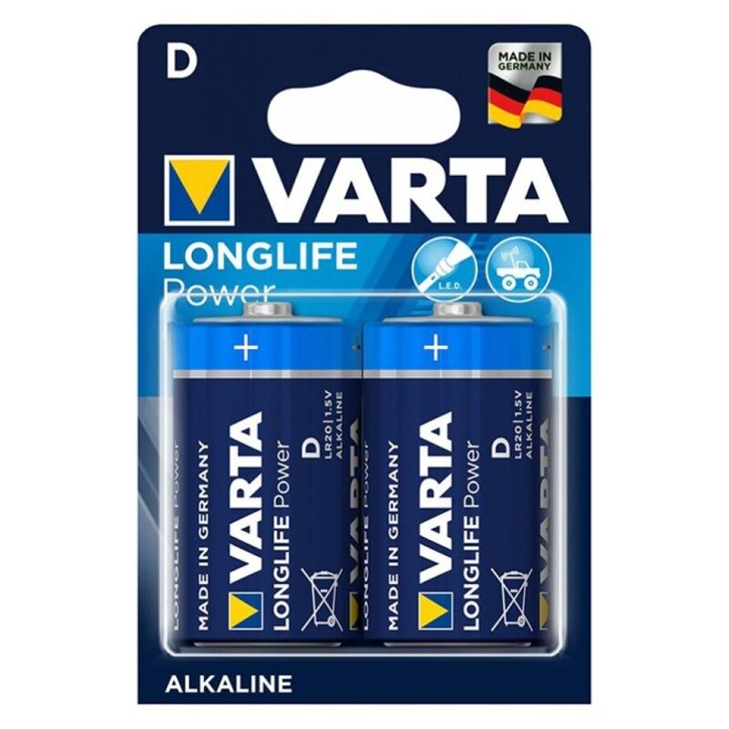VARTA - BATERIA ALKALICZNA LONGLIFE POWER D LR20 2 SZTUKI