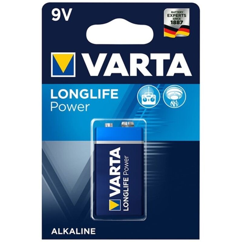 VARTA - BATERIA ALKALICZNA LONGLIFE POWER 9V LR61 1 SZTUKA