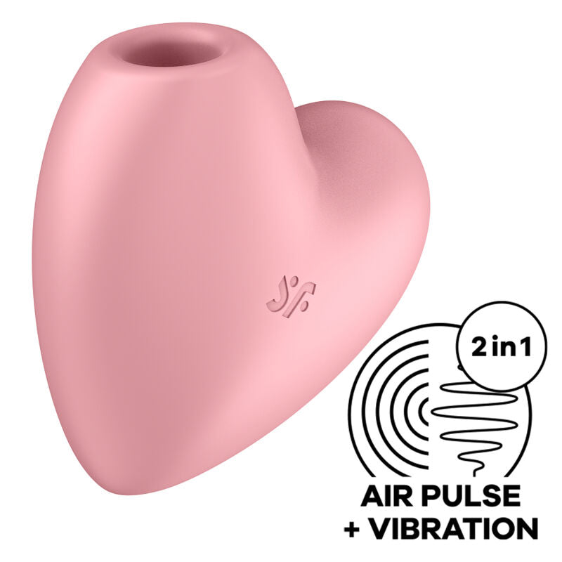 SATISFYER - CUTIE HEART AIR PULSE STYMULATOR I WIBRATOR NIEBIESKI