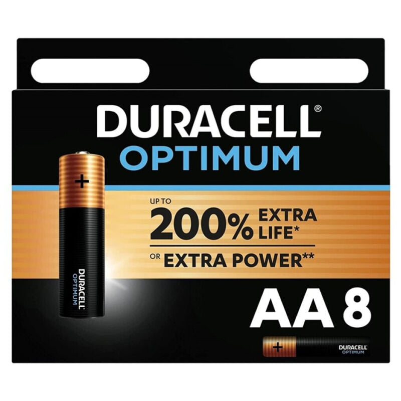 DURACELL - OPTIMUM 200 BATERIE ALKALICZNE AA LR6 8 SZTUK