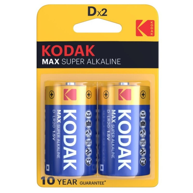 KODAK - BATERIA ALKALICZNA MAX D LR20 2 SZTUKI