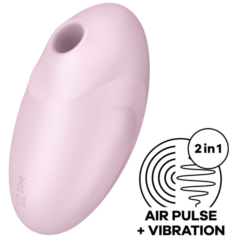 SATISFYER - VULVA LOVER 3 STYMULATOR I WIBRATOR POWIETRZA CZARNY