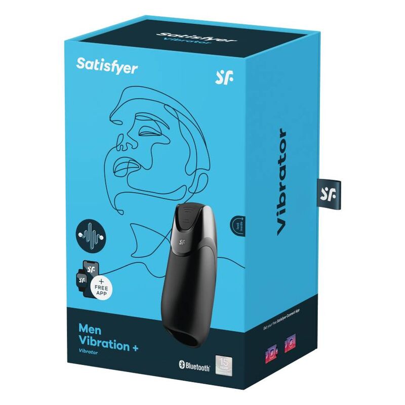 SATISFYER - MĘSKI WIBRACJE+ CZARNY