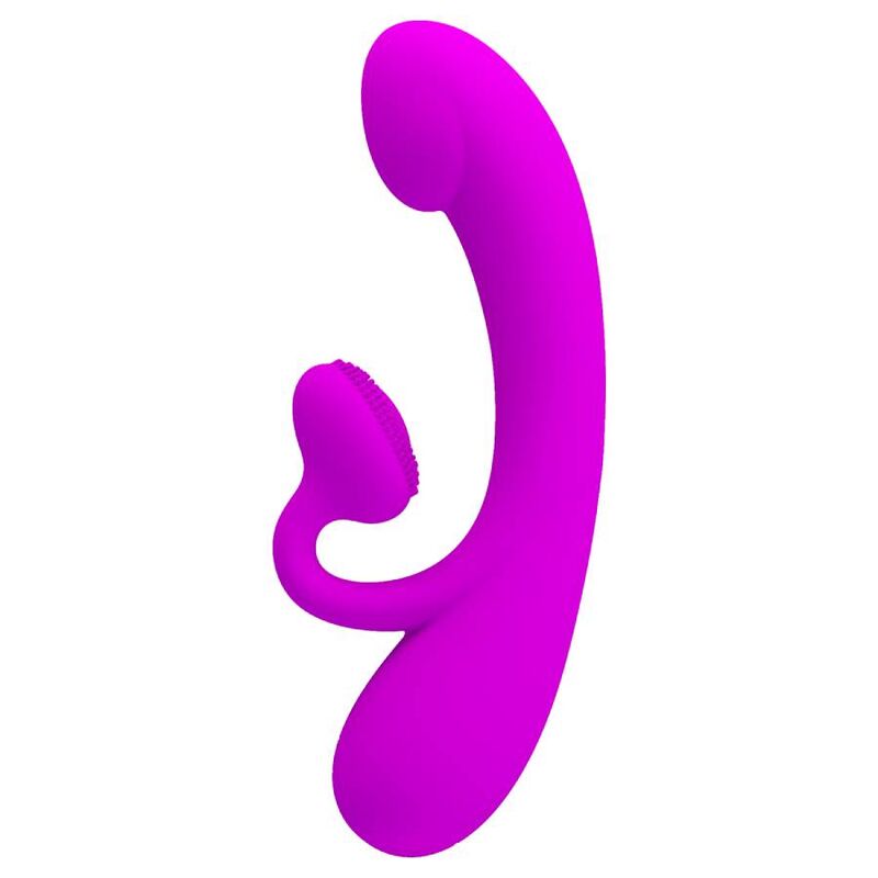 PRETTY LOVE - SINCERE VIBRATOR AND CLITORAL STIMULATING WAVES PURPLE SILICONE