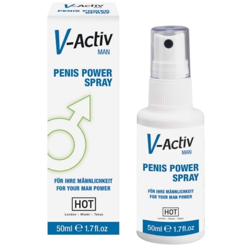 HOT - V-ACTIV PENIS POWER SPRAY MĘŻCZYŹNI 50ML