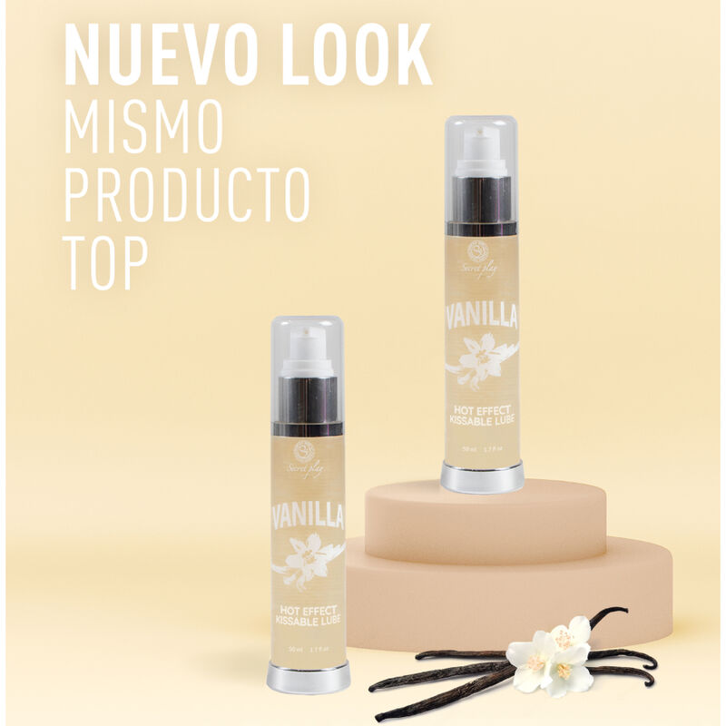 SECRETPLAY - LUBRYKANT 2-1 EFEKT CIEPŁA WANILIA 50 ML