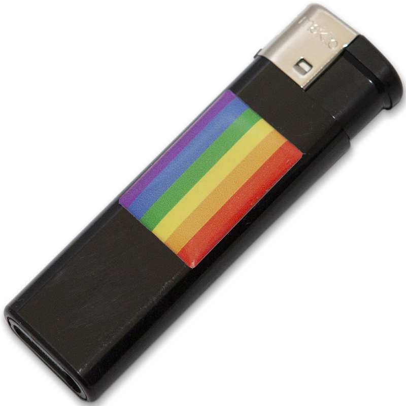 PRIDE - LIGHTER BLACK Z FLAGĄ LGBT