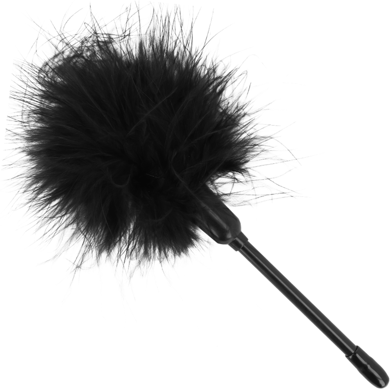 INTENSYWNY - FETYSZYSTYCZNY ZESTAW DO ZABAW EROTYCZNYCH 2 Z KAJDANKAMI, MASKĄ ŚCIELĄCĄ I ŁASKOTLIWKĄ