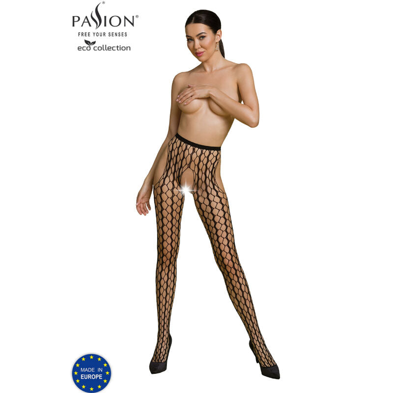 PASJA - KOLEKCJA ECO BODYSTOCKING ECO S007 CZERWONY