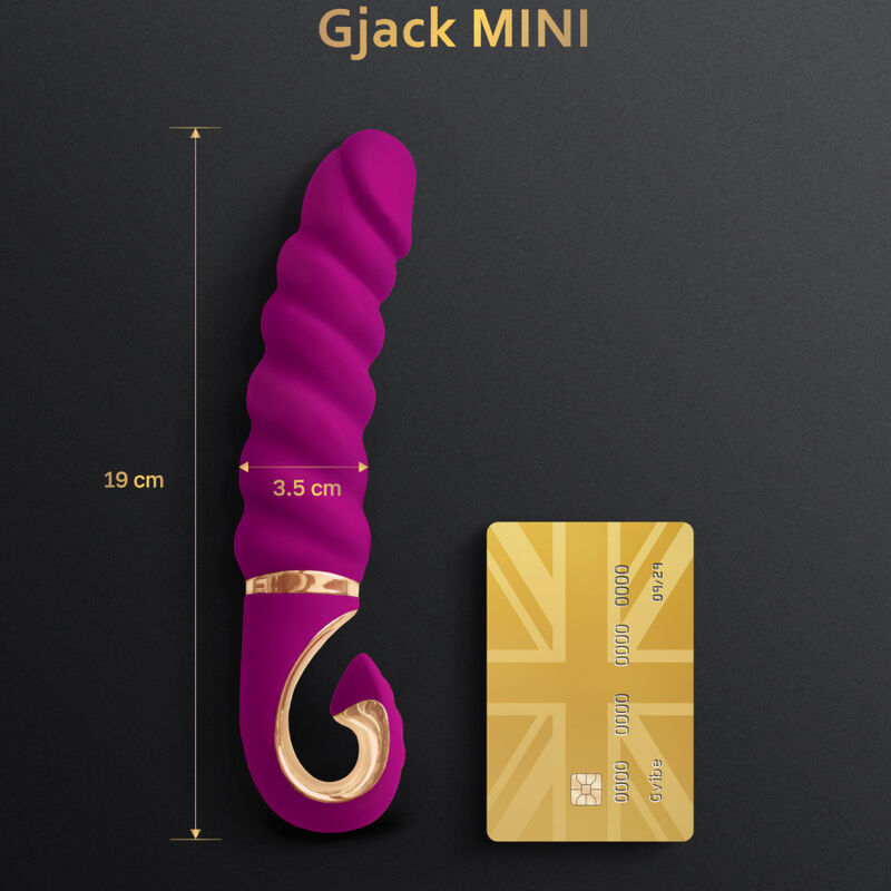 G-VIBE - GJACK MINI FIOLETOWY SILIKONOWY WIBRATOR