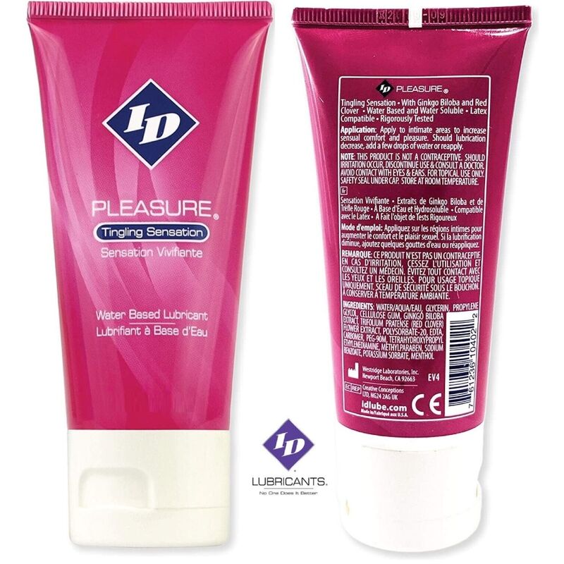 ID PLEASURE - LUBRYKANT NA BAZIE WODY TING SENSATION TRAVEL TUBE 60 ML