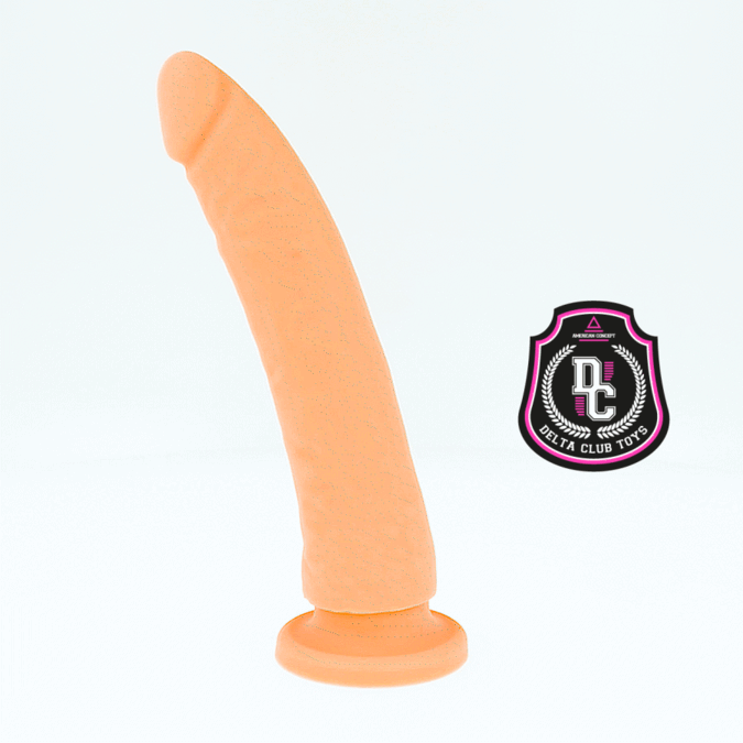 DELTA CLUB - ZABAWKI NATURALNE DILDO SILIKON MEDYCZNY 23 CM -O- 4,5 CM