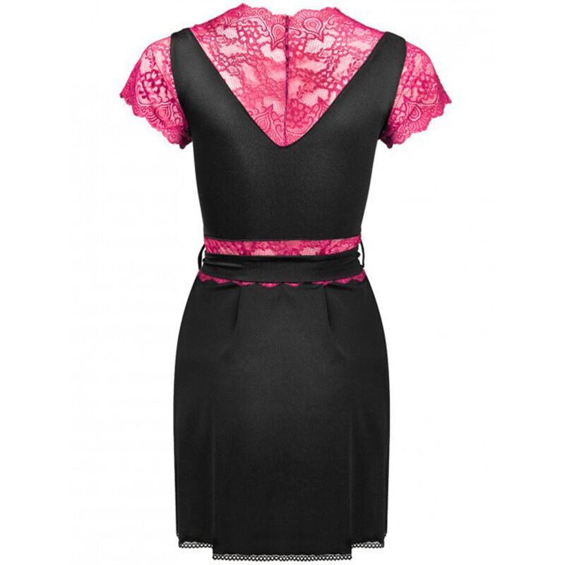 LIVCO CORSETTI FASHION - KUMIKO LC 90428 SZLAFROK + MAJTKI CZARNE L/XL