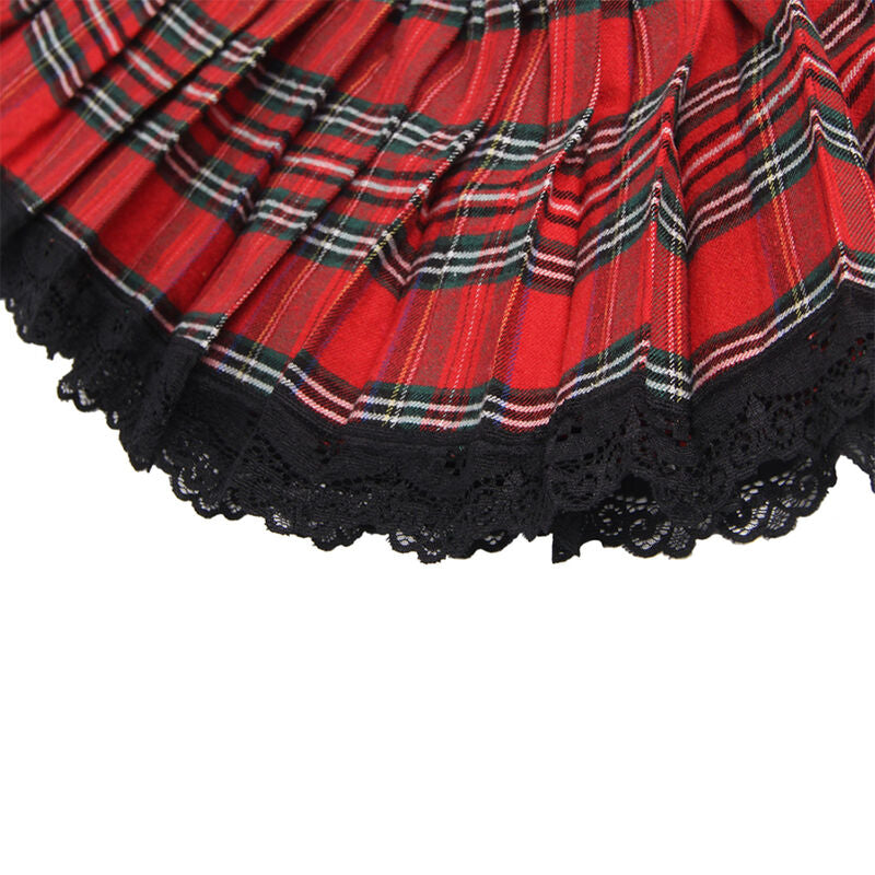 SUBBLIME - SEKSOWNY STRÓJ UCZENNICY Z TOPEM L/XL