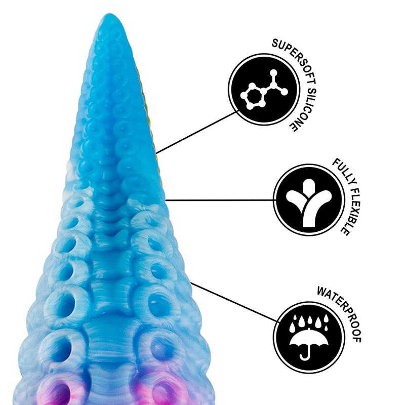 EPIC - PHORCYS BLUE TENTACLE DILDO DUŻY ROZMIAR