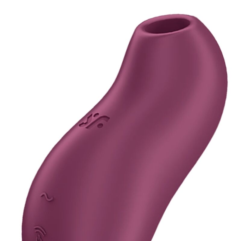 SATISFYER - POCKET PRO 1 STYMULATOR ŁECHTACZKI GARNET