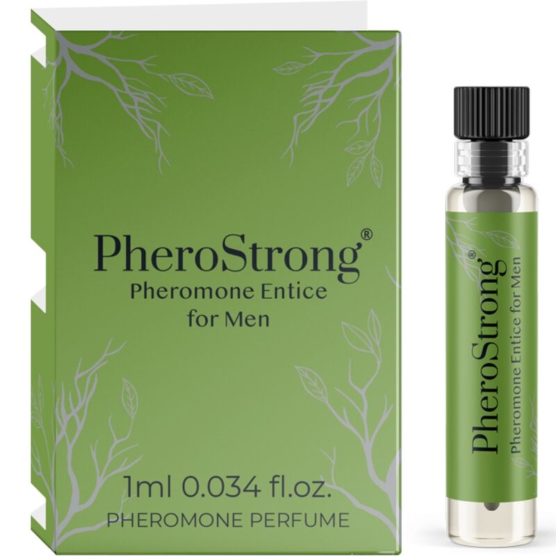 PHEROSTRONG - PERFUMY Z FEROMONAMI KUSZĄCE DLA MĘŻCZYZN 1 ML