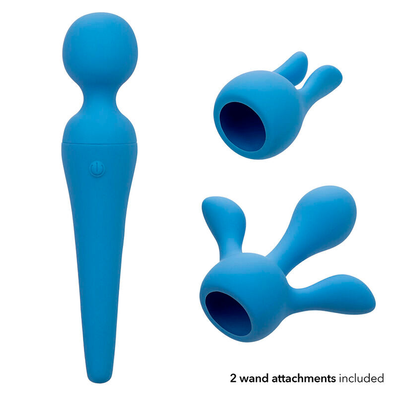 CALEXOTICS - COUTURE KIT WIBRATOR RÓŻDŻKA 10 WIBRACJI NIEBIESKI