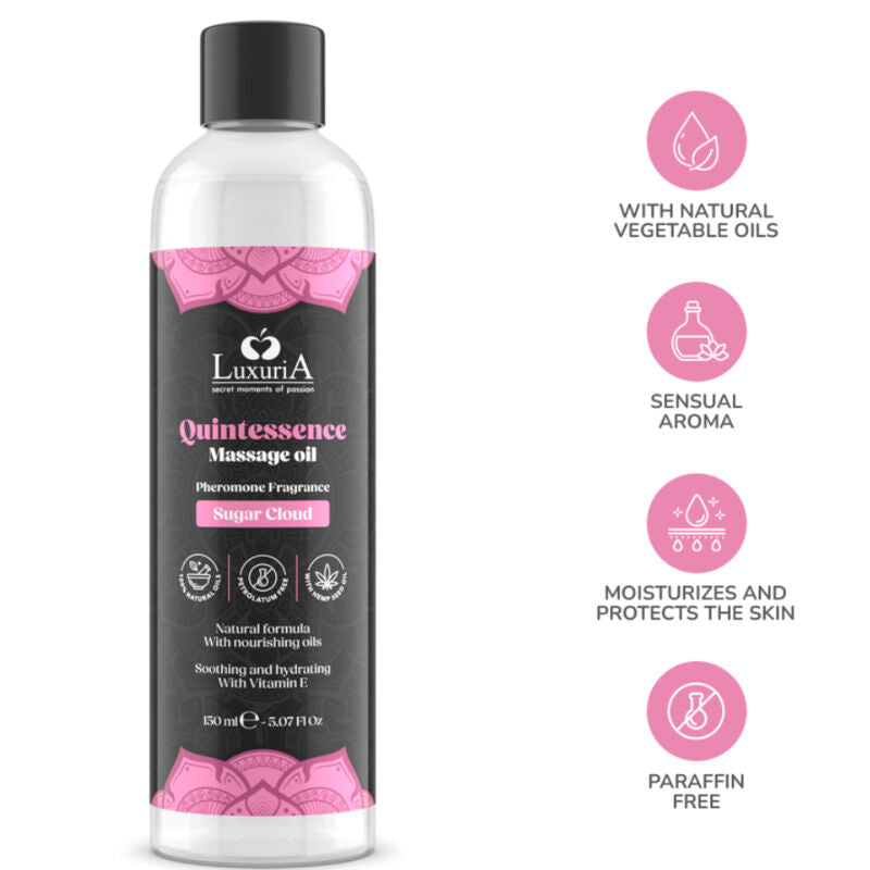 INTIMATELINE LUXURIA - OLEJEK DO MASAŻU CUKROWA CHMURA 150 ML