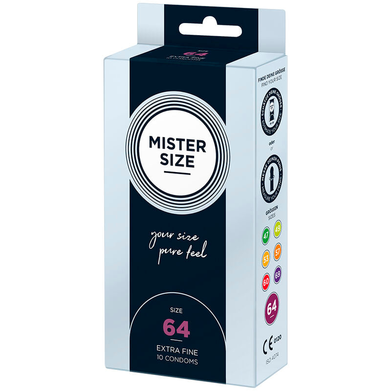 MISTER SIZE - PREZERWATYWY ROZMIAR XXL 64 MM (10 SZTUK)