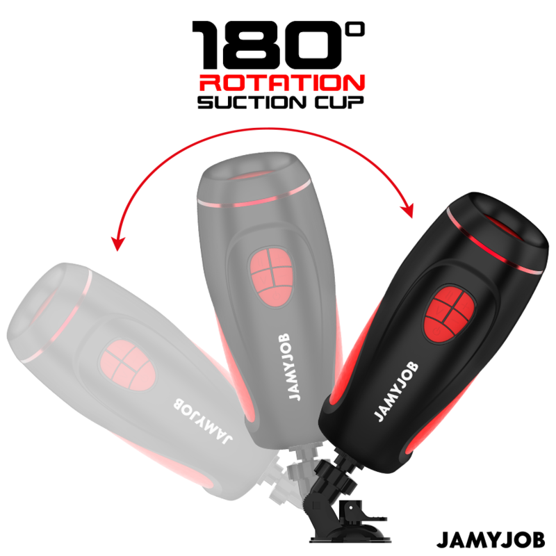 JAMYJOB - PYSTON BASE AUTOMATYCZNY MASTURBATOR Z PILOTEM STEROWANYM DILDO