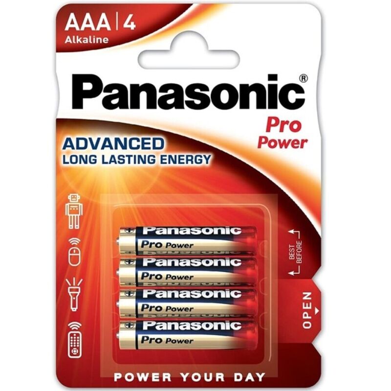 PANASONIC - BATERIA ALKALICZNA PRO POWER AAA LR03 BLISTER*4