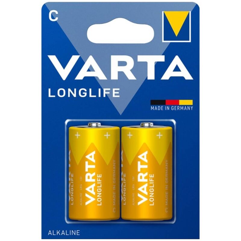 VARTA - BATERIE ALKALICZNE LONGLIFE C LR14 BLISTER*2