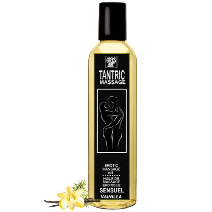 EROS-ART - NATURALNY OLEJEK DO MASAŻU TANTRYCZNEGO I AFRODYZJAK WANILIA 30 ML