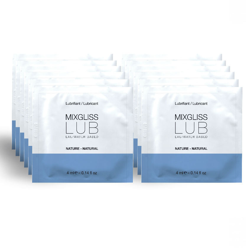 MIXGLISS - NATURALNY LUBRYKANT NA BAZIE WODY 12 JEDNORAZOWA DAWKA 4 ML