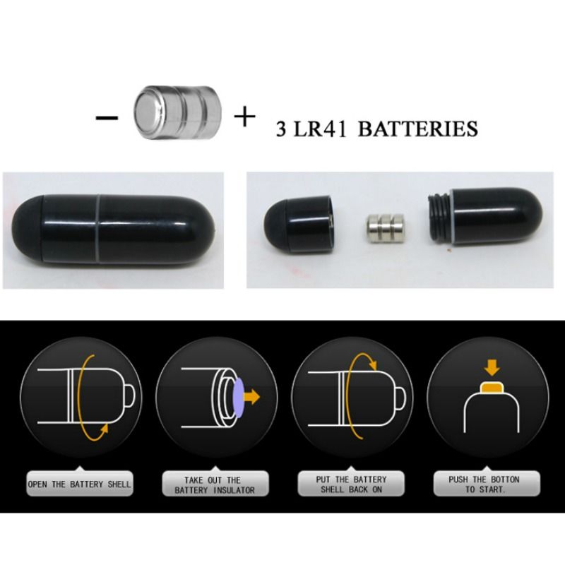 PRETTY LOVE - FLIRTATION STEWARD CZARNY WIBRACYJNY NAPARSTEK