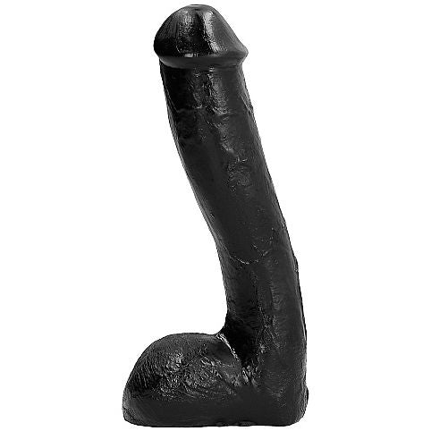 CAŁY CZARNY - REALISTYCZNY PENIS ANALNY 23 CM