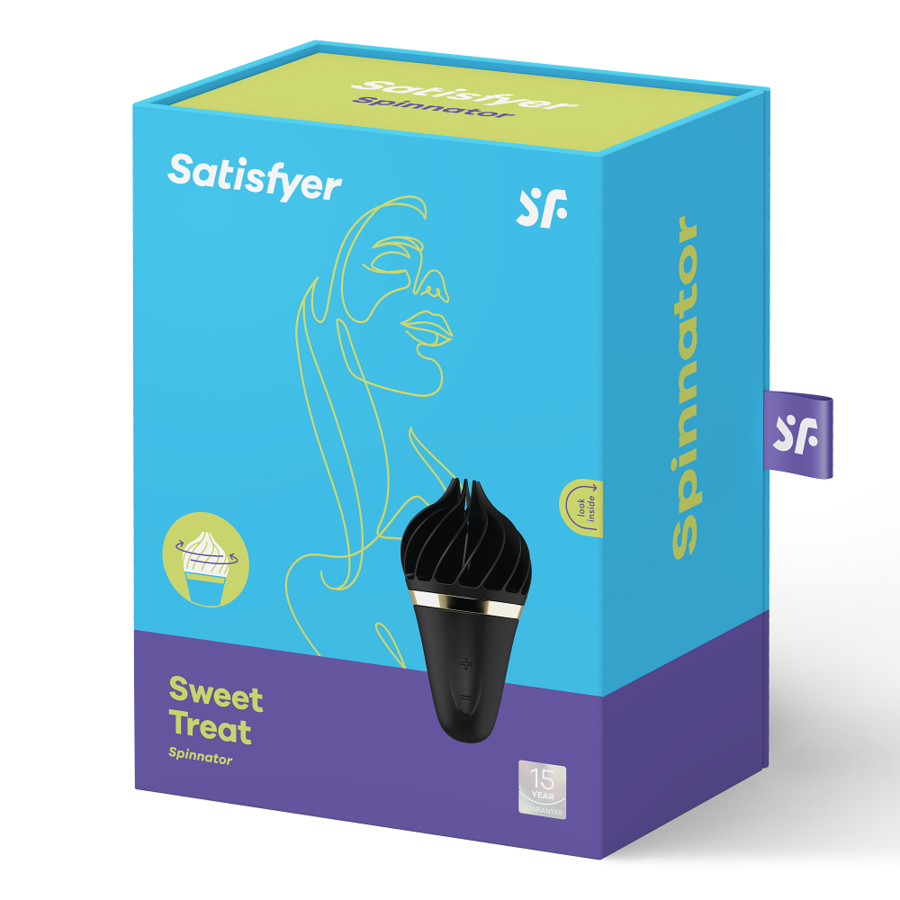 SATISFYER - SWEET TREAT SPINNATOR BRĄZOWY I RÓŻOWY