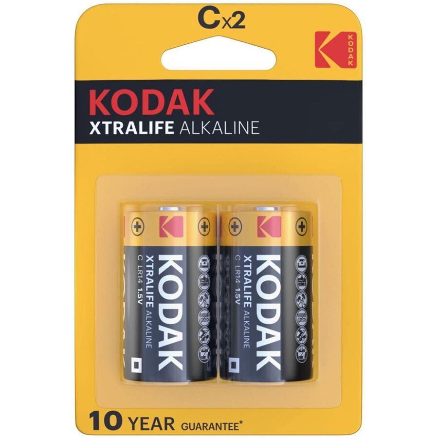 KODAK - BATERIE ALKALICZNE XTRALIFE CX 2 SZTUKI