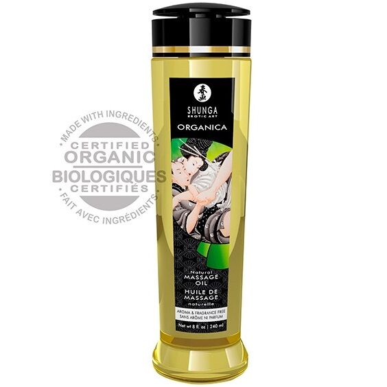 SHUNGA - NATURALNY ORGANICZNY OLEJEK DO MASAŻU 240 ML