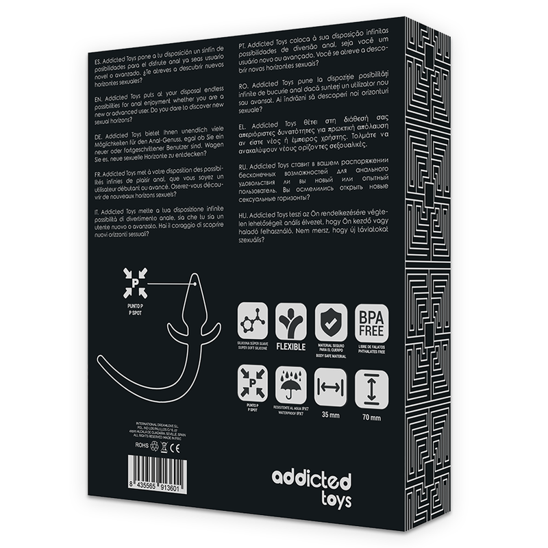 ADDICTED TOYS - KOREK ANALNY DLA SZCZENIĄT SILIKONOWY