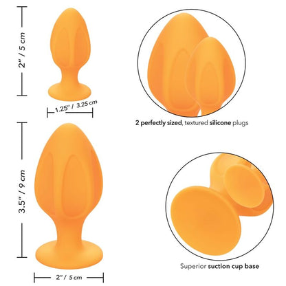CALEXOTICS - CHEEKY BUTTPLUG POMARAŃCZOWY