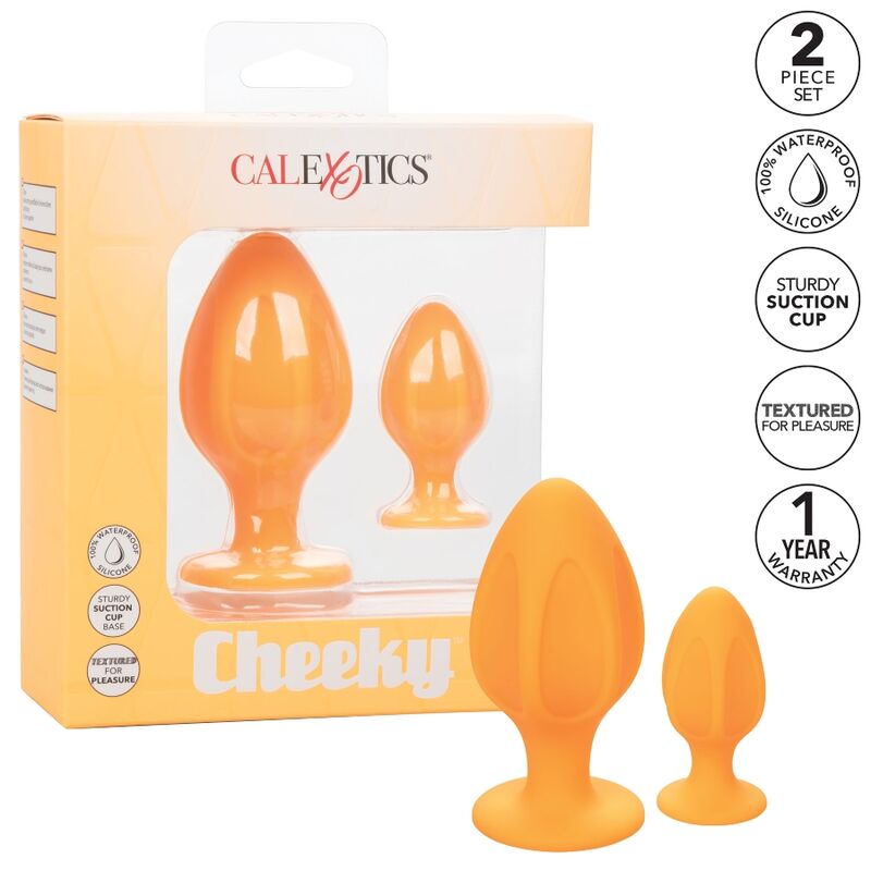 CALEXOTICS - CHEEKY BUTTPLUG POMARAŃCZOWY