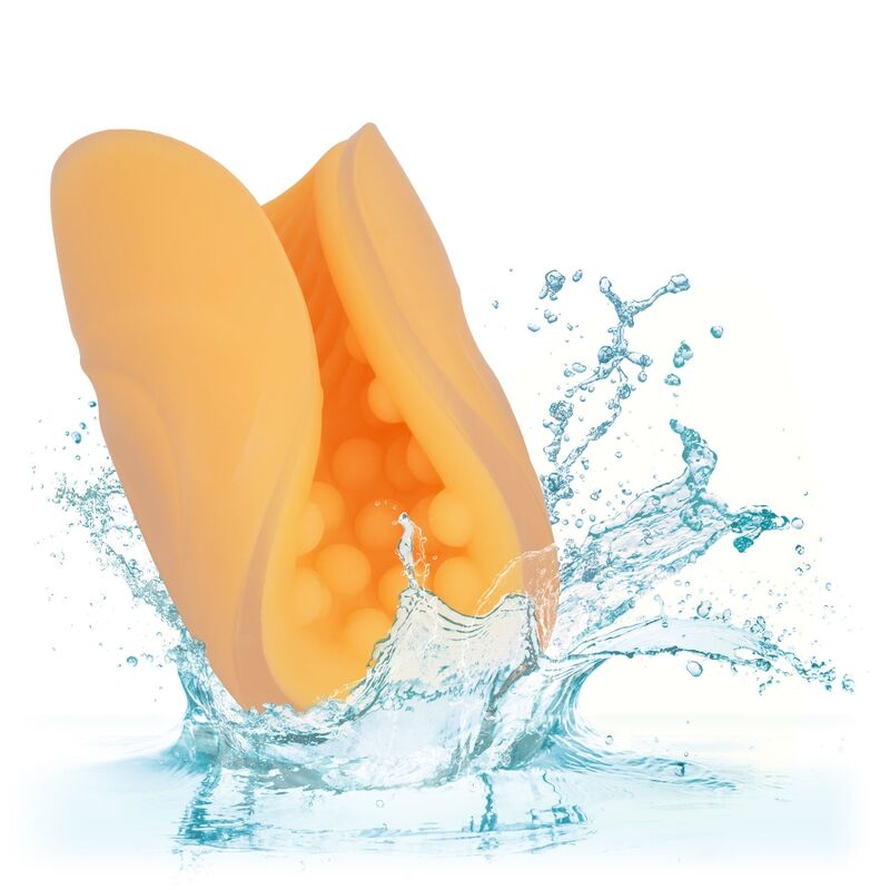 CALEXOTICS - MASTURBATOR Z KORALIKOWYM UCHWYTEM POMARAŃCZOWY