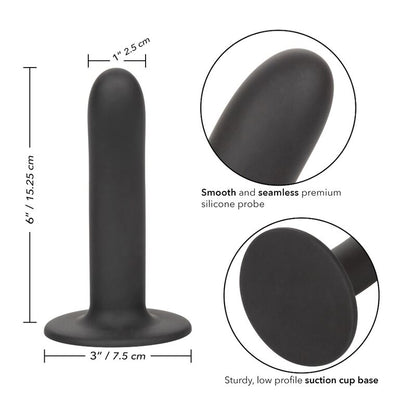 CALEXOTICS - BOUNDLESS DILDO 15,25 CM KOMPATYBILNY Z UPRZĘŻĄ GŁADKI