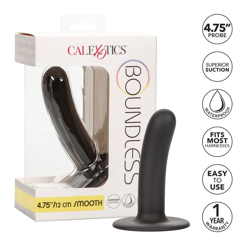CALEXOTICS - BOUNDLESS DILDO 12 CM KOMPATYBILNY Z UPRZĘŻĄ GŁADKI