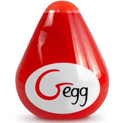 G-VIBE - WIELOKROTNEGO UŻYTKU TEKSTUROWANY MASTURBATOR EGG RED