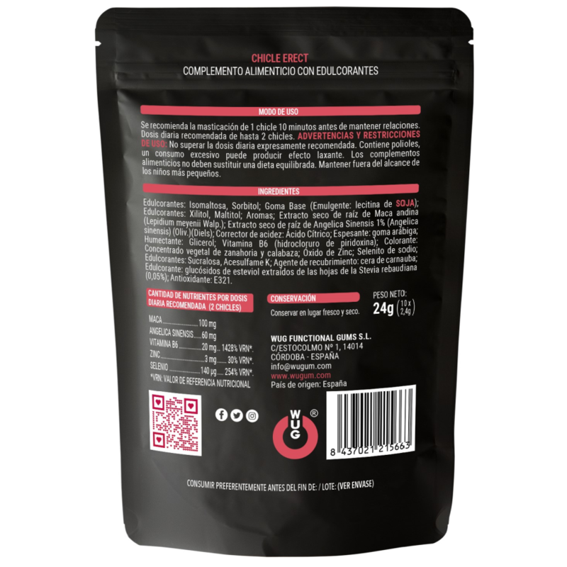 WUG SEX SENSE - WZMACNIACZ EREKCJI 10 JEDNOSTEK