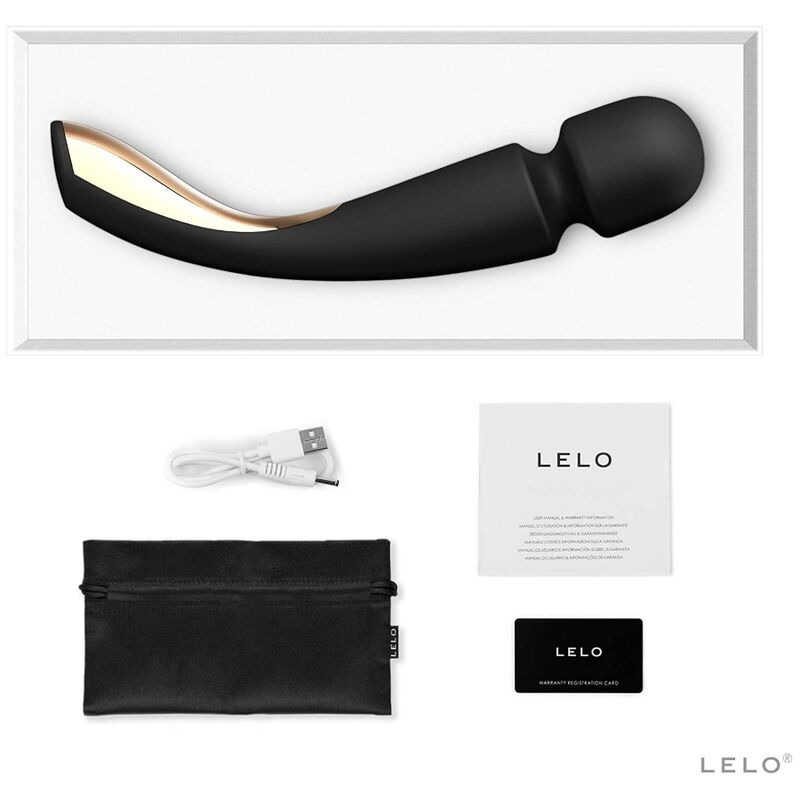LELO - SMART MEDIUM WAND 2 BLACK MASAŻER