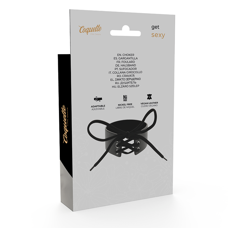 COQUETTE CHIC DESIRE - OBROŻKA Z WEGAŃSKIEJ SKÓRY